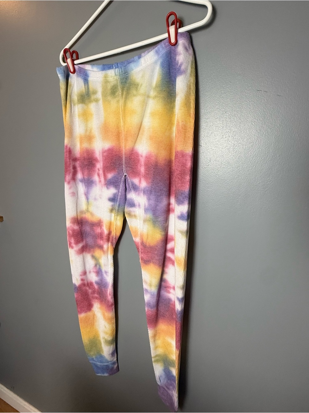 Fruit of the Loom Women's XL (16/18) Waffle Knit Thermal Pajama Set - Picture 3 of 5